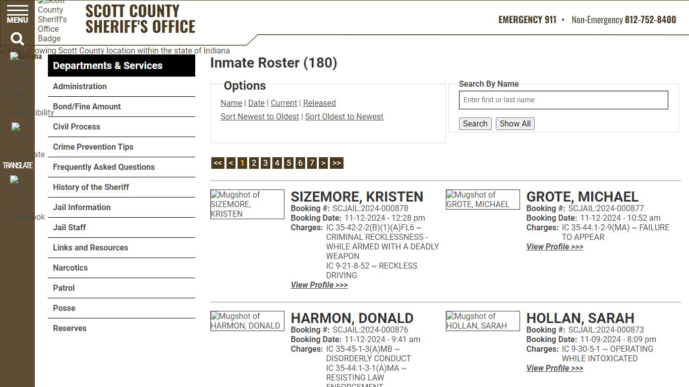 Inmate Roster - Current Inmates Booking Date Descending - Scott County ...